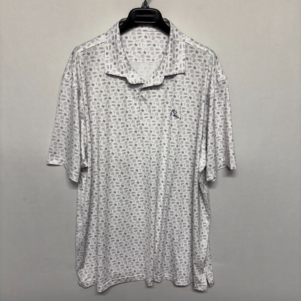 Rhoback Men Performance Golf Polo Shirt Top Size 3XL Short Sleeve D131 -3